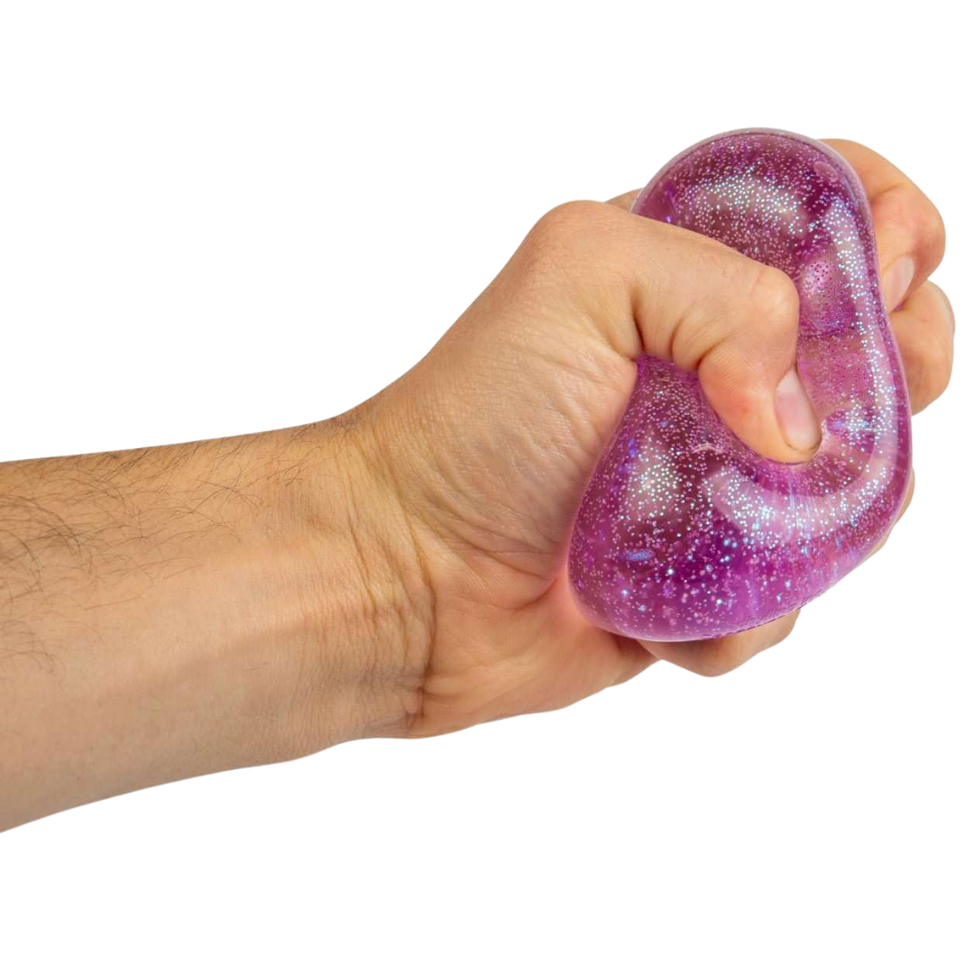 NeeDoh | NICE Cube Glitter & Glow | Super Squeeze!